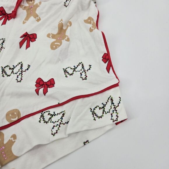 NWOT Katie J Gingerbread Pajama Shorts Small SHORTS ONLY - Picture 3 of 4